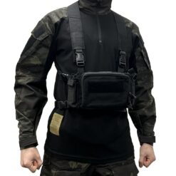 Emerson Gear DCR Micro Chest Rig black pose