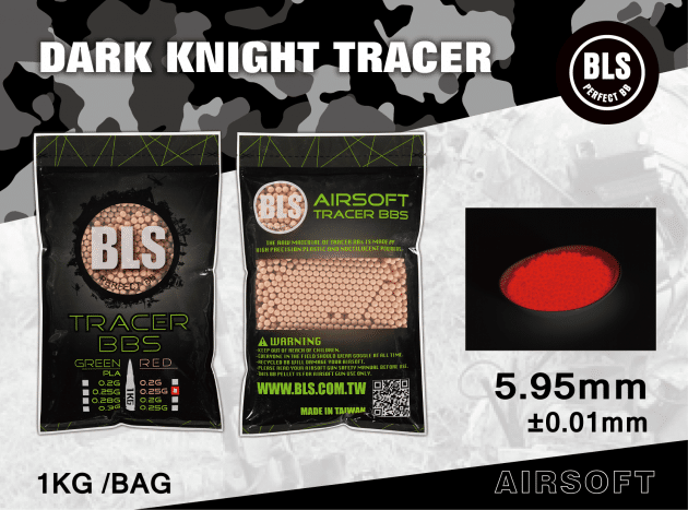 BLS 0.25g Tracers 1kg (Red)