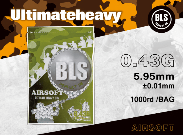 BLS 0.43g Biodegradable bbs (1000 pack) – White