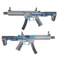 King Arms PDW 9mm SBR Shorty - Grey and Red LTD Edition