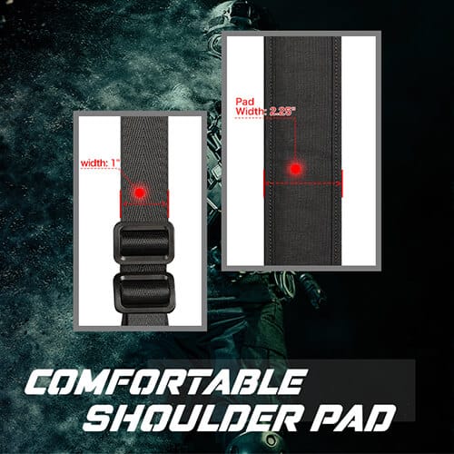 Amomax Quick Adjustable Two Point Sling with HK style Clip