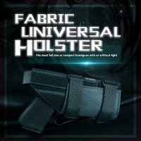 Amomax Fabric Universal Light bearing Holster - Black