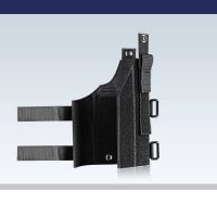 Amomax Fabric Universal Light bearing Holster - Black