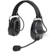 FMA FCS AMP Tactical Headphones Black