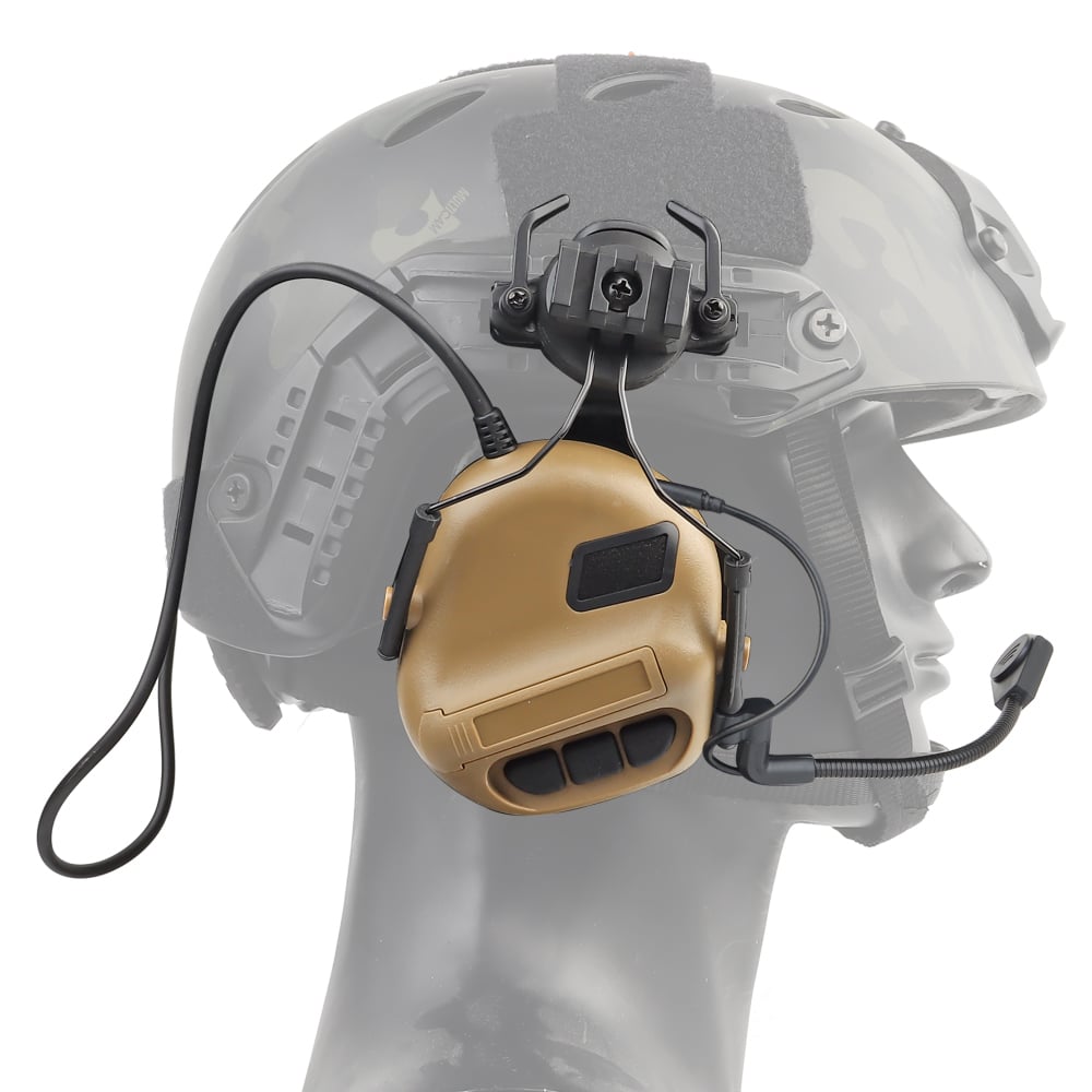 5th Generation Helmet Headset(With sound pickup & noise reduction function) Coyote