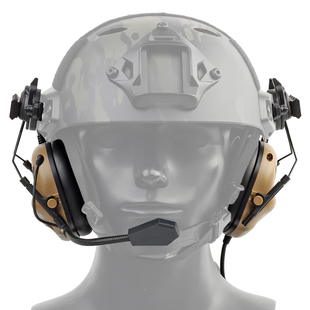 5th Generation Helmet Headset(With sound pickup & noise reduction function) Coyote