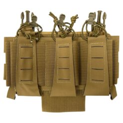 WBD . Elastic Triple Mag front panel coyote tan front