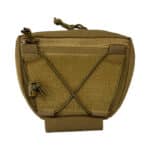 WBD Advanced Tactical Front Drop Pouch Admin Panel coyote tan front