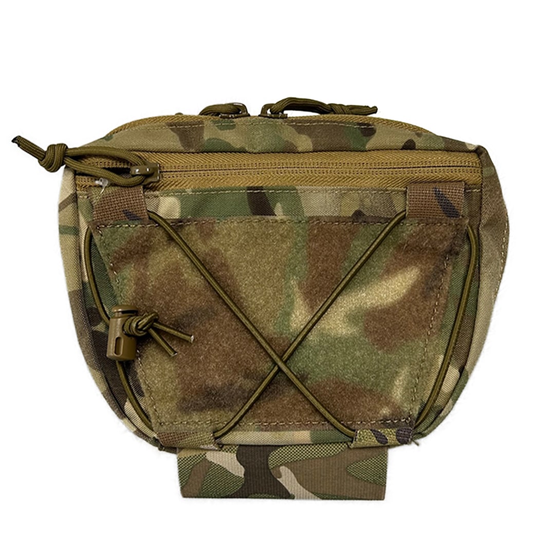 WBD Advanced Tactical Front Drop Pouch Admin Panel multi cam front