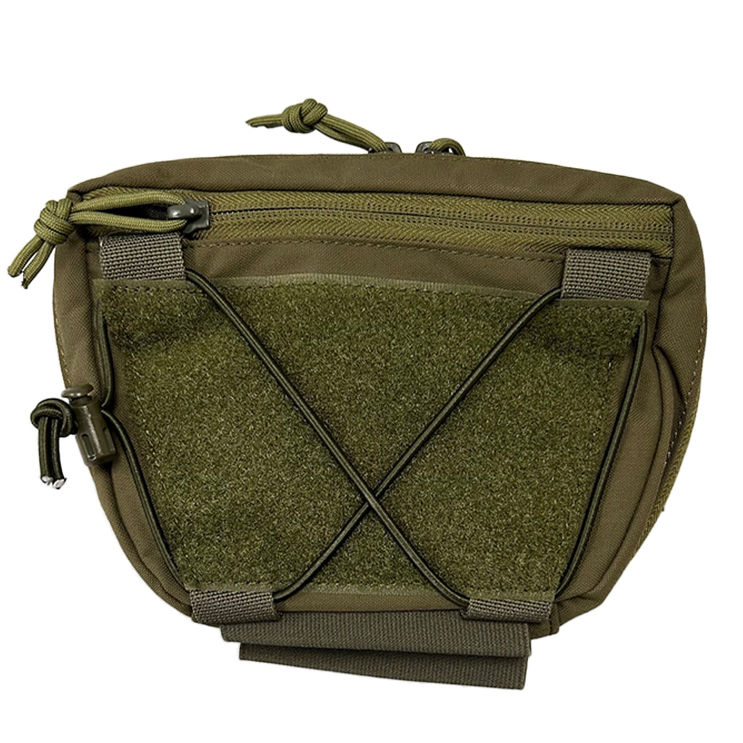 WBD Advanced Tactical Front Drop Pouch Admin Panel ranger green front