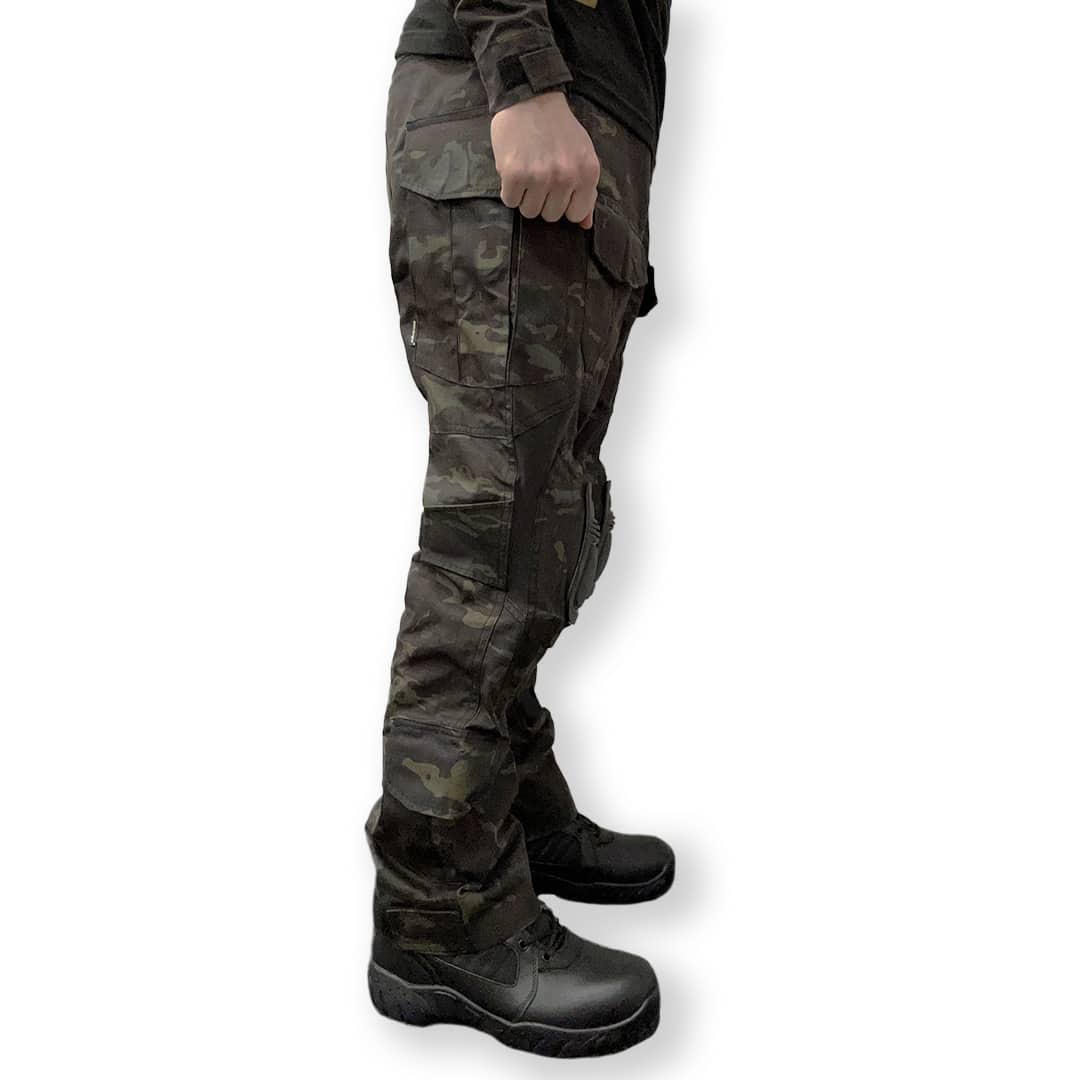 Emerson Gear G Combat Pants – Multicam Black side