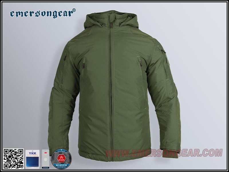 emerson arctic fox jacket ranger green