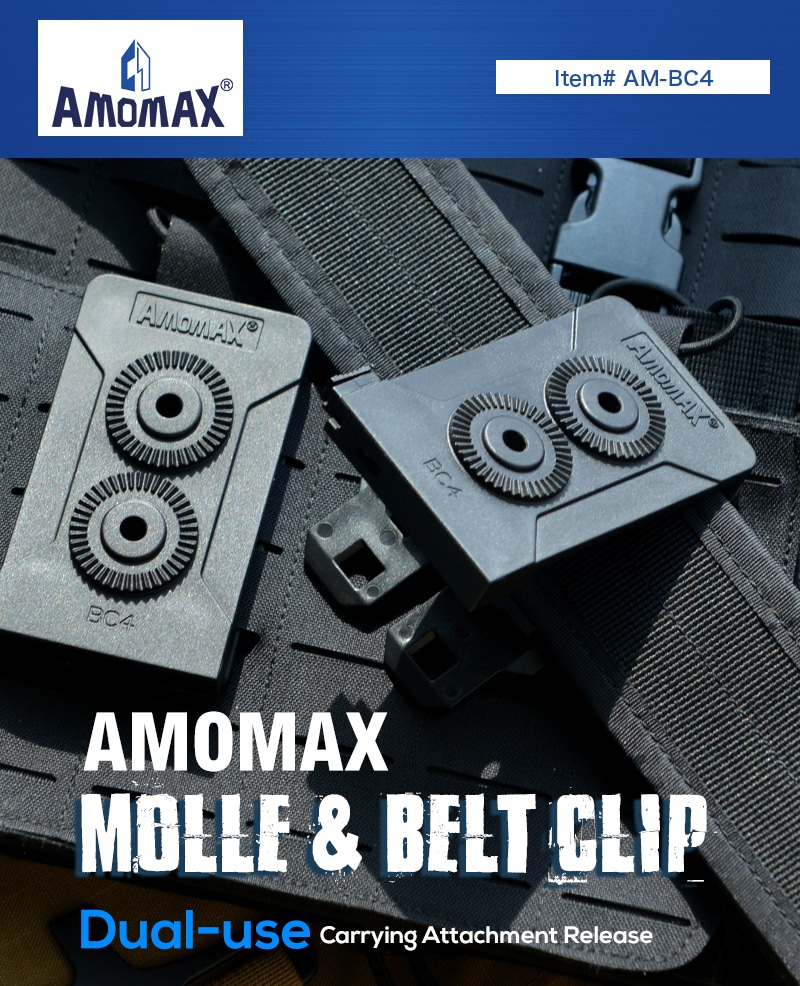 AMOMAX MOLLE Belt Clip BC Poster .