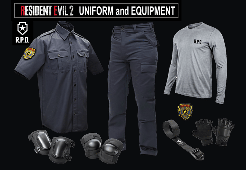 Resident Evil 2 R.P.D Official Uniform Set