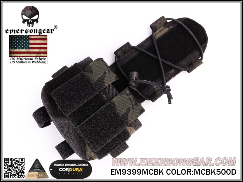 Emersongear MK2 BatteryCase mohawk for Helmet Multicam Black