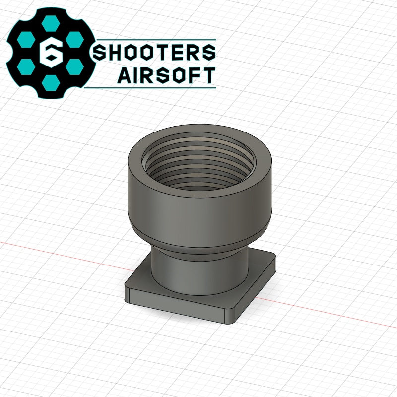 6 Shooters H8R Revolver Thread Adapter (11mm CW)
