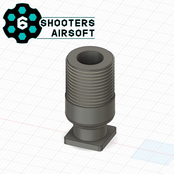 6 Shooters H8R Revolver Thread Adapter (14mm CCW)