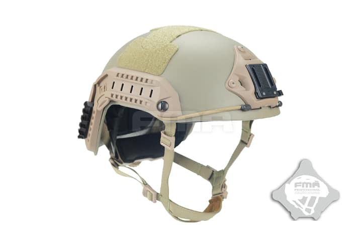 FMA Fast Helmet - (1:1 Carbon Fibre Version) - M/L Dark Earth