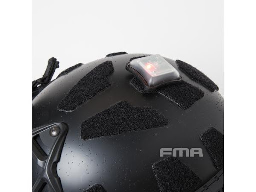FMA Helmet Signal Light BK - (Red Flashing) 