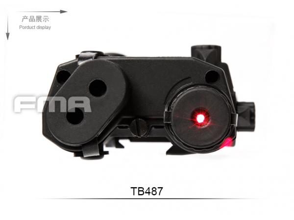 FMA PEQ 15 LA-5 Battery Case + Red Laser Black