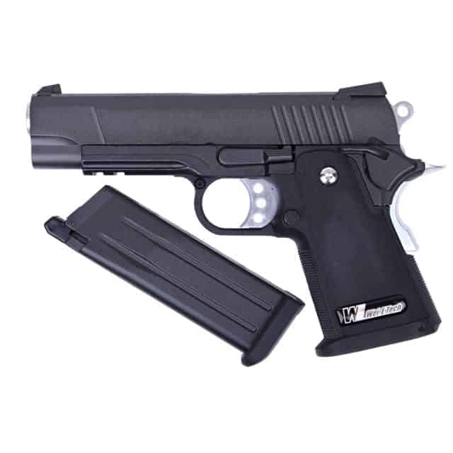 WE Hi-Capa 4.3S GBB Pistol (Black)