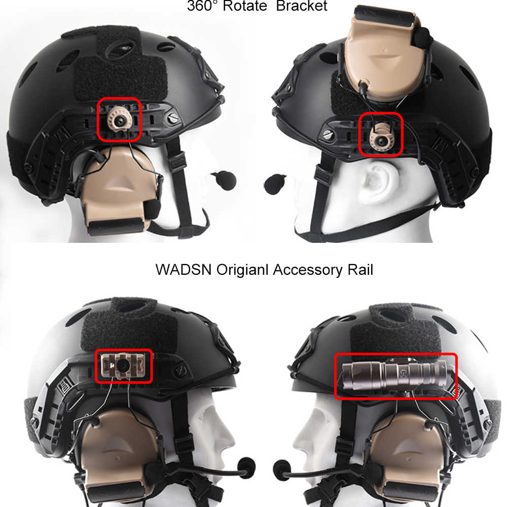 ZComtac II Headset with New Helmet Adapter - BK
