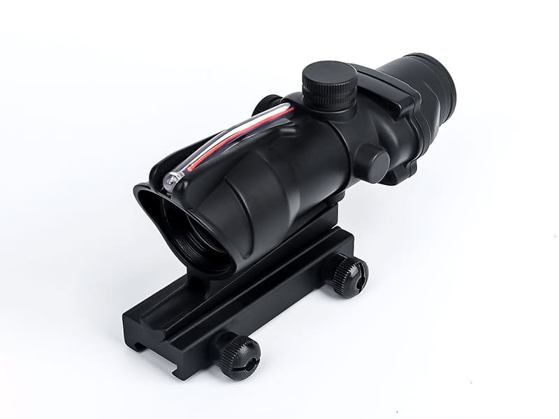Aim-O ACOG Style 4x32 sight with working Red fibre