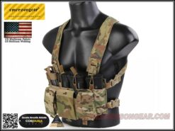 Emersongear D3CRM chest rig X-harness kit - Black