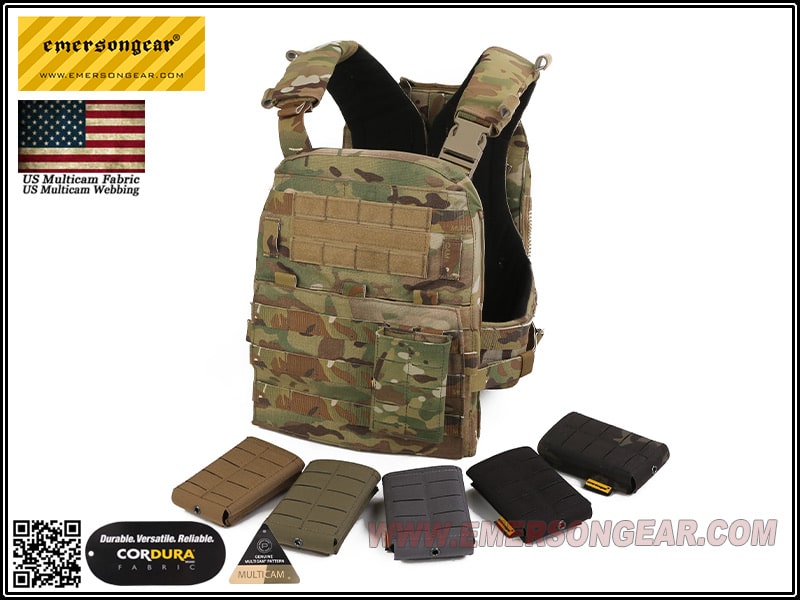 Emerson Gear LCS Rifle Magazine Pouch For：5.56/7.62mm (Coyote)
