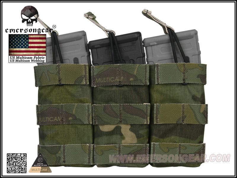 Emerson Tripple Open Top Magazine Pouch - Multicam Tropic