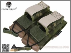 EMERSON 5.56&Pistol Double Open Top Magazine Pouch Multicam Tropic