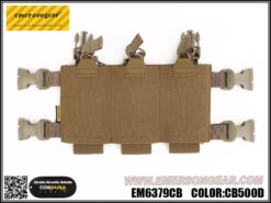 Emersongear LV Placard 5.56 Triple magazine panel Coyote