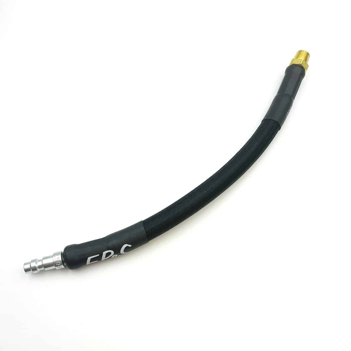 EPes IGL type S&F hose for HPA system - male QD + 1/8NPT - 20cm (Black)