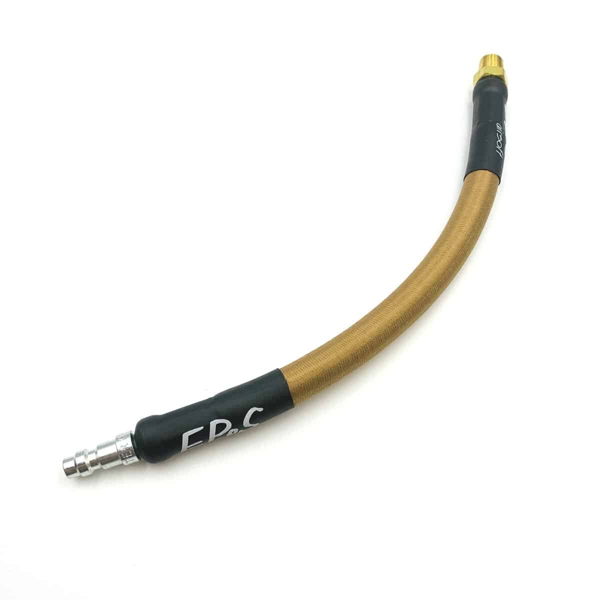 EPes IGL type S&F hose for HPA system - male QD + 1/8NPT - 20cm (Coyote)
