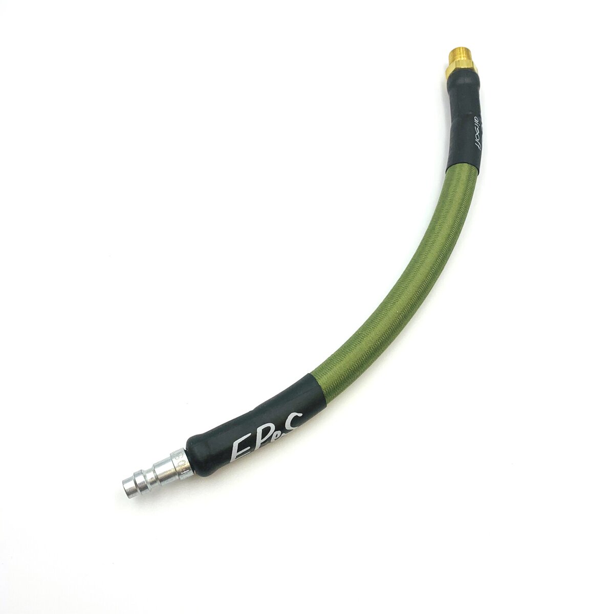 EPes IGL type S&F hose for HPA system - male QD + 1/8NPT - 20cm (Green)