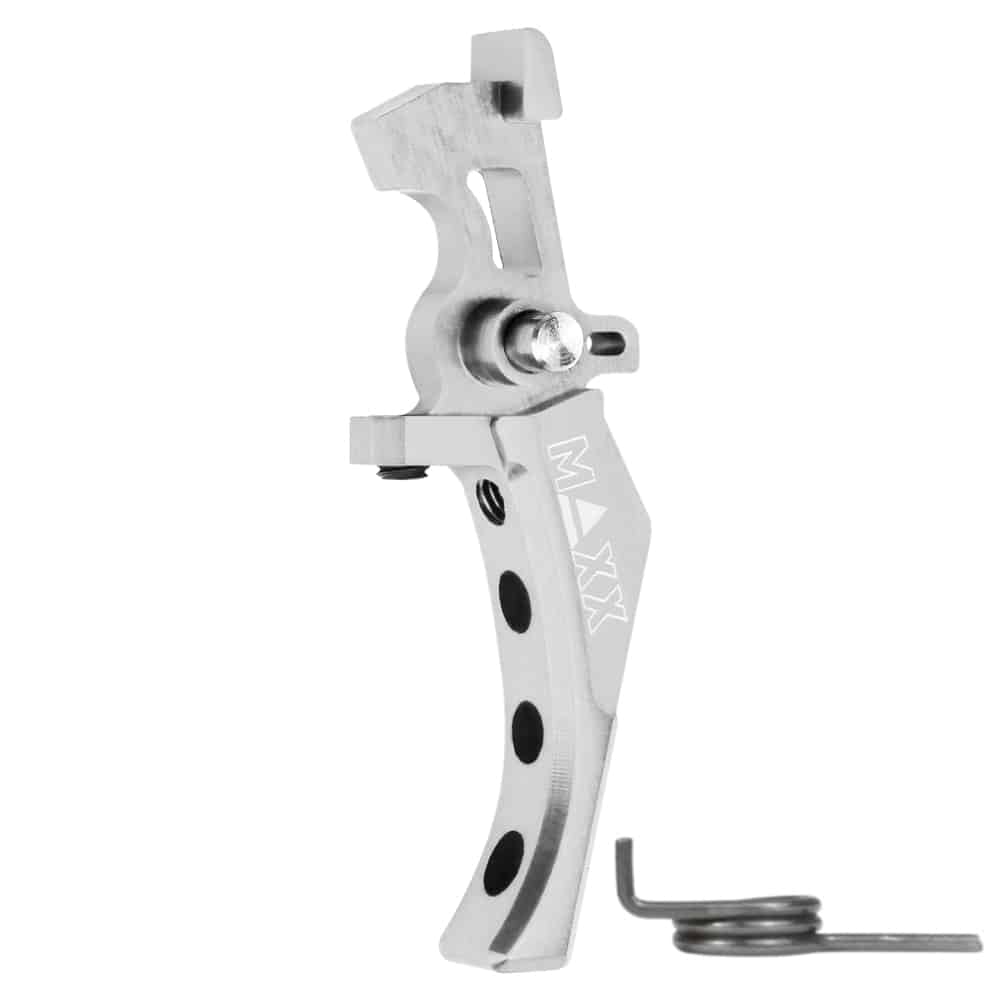 MAXX Model CNC Aluminium Advanced Trigger (Style D) (Silver)