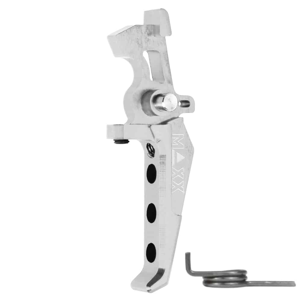 MAXX Model CNC Aluminium Advanced Trigger (Style E) (Silver)