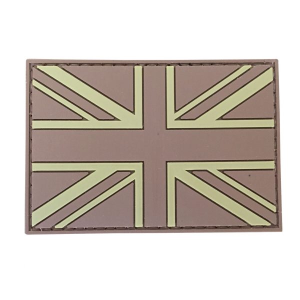 TPB Union Jack Flag Patch Coyote Tan