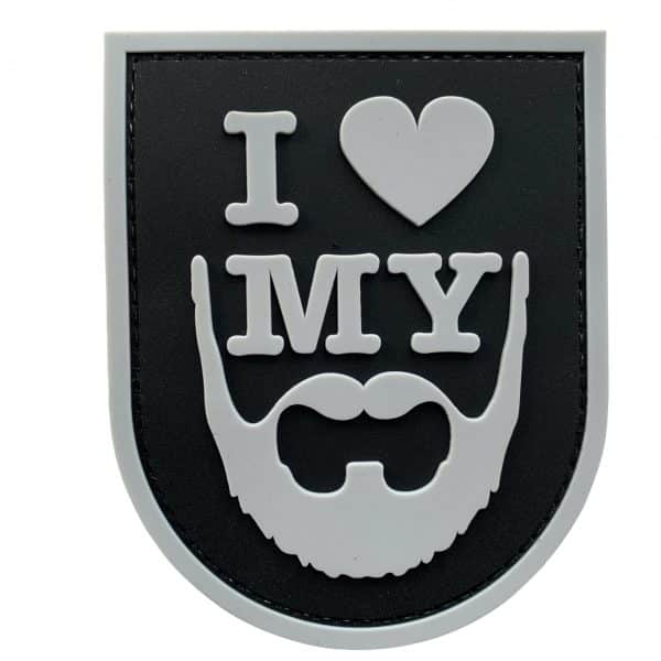 TPB I Love My Beard PVC Patch - Black