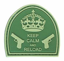 TPB Keep Calm & Reload PVC Patch -  Green