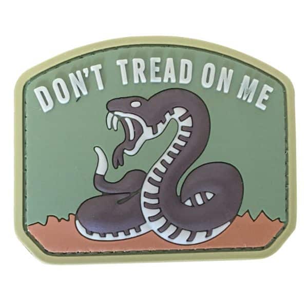TPB Don’t Tread On Me PVC Patch - Coyote