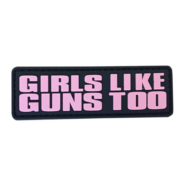 TPB Girls Like Guns Too PVC Patch