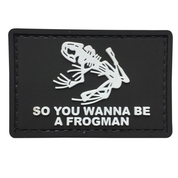 TPB So You Wanna Be A Frogman PVC Patch - Black