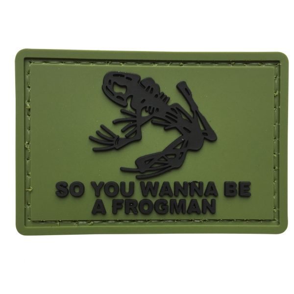 TPB So You Wanna Be A Frogman PVC Patch - Green