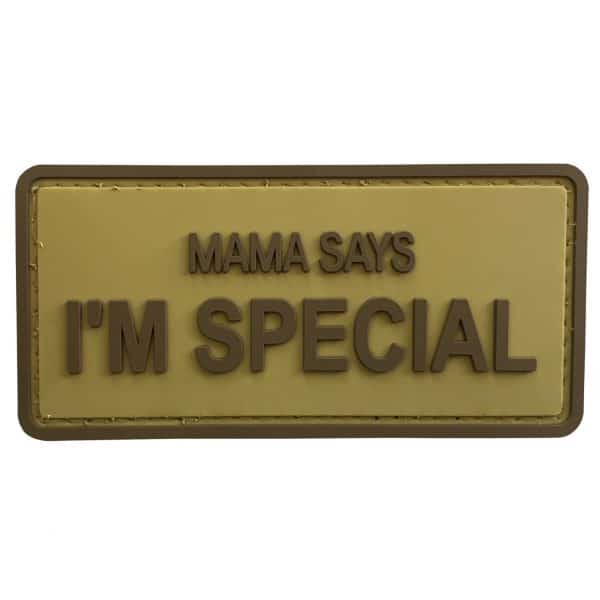 TPB Mama Says I’m Special PVC Patch - Tan