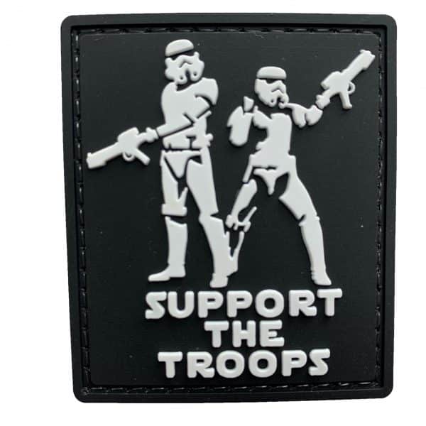 TPB Support The Troops PVC Patch - Black