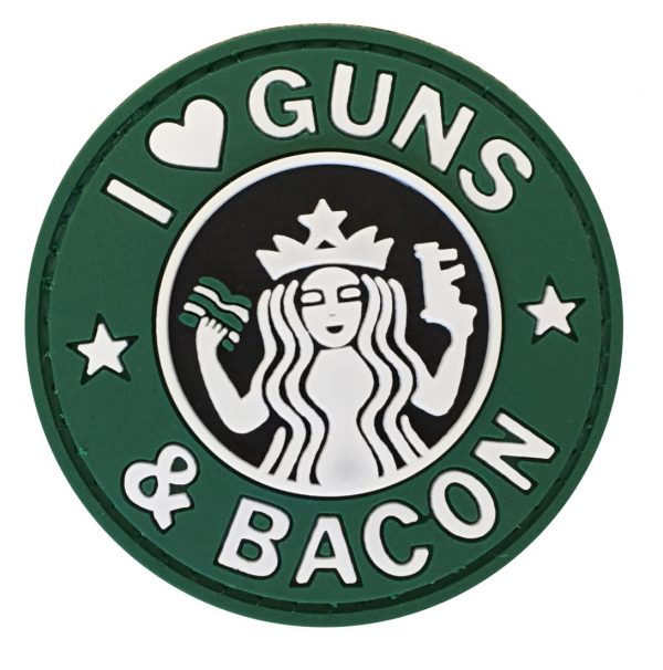 TPB I Love Guns & Bacon PVC Patch - Green
