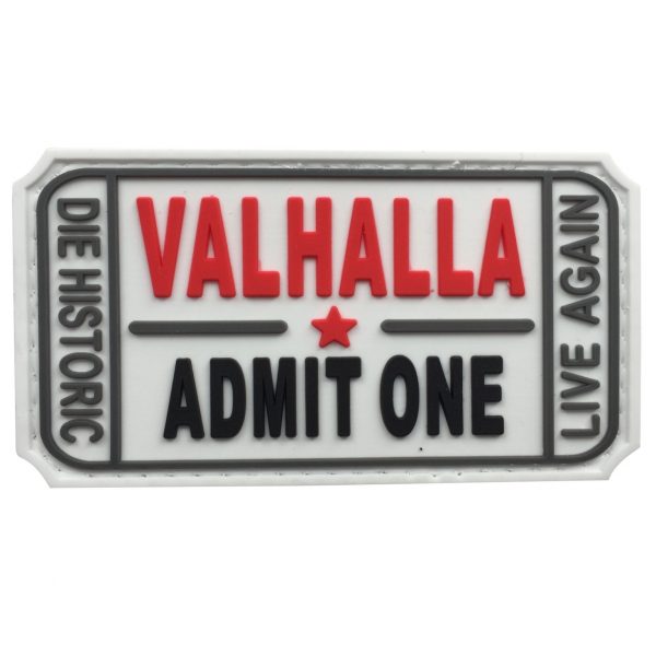 TPB Valhalla Entrance Ticket PVC Patch - White