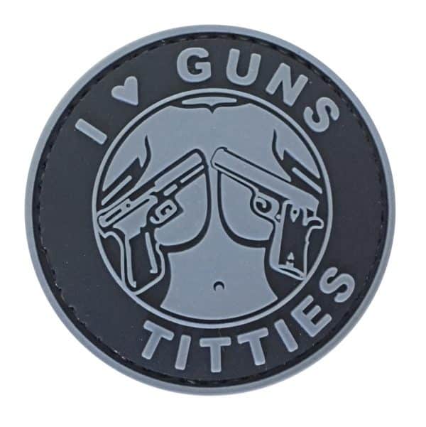 TPB I Love Guns & Titties PVC Patch - Black