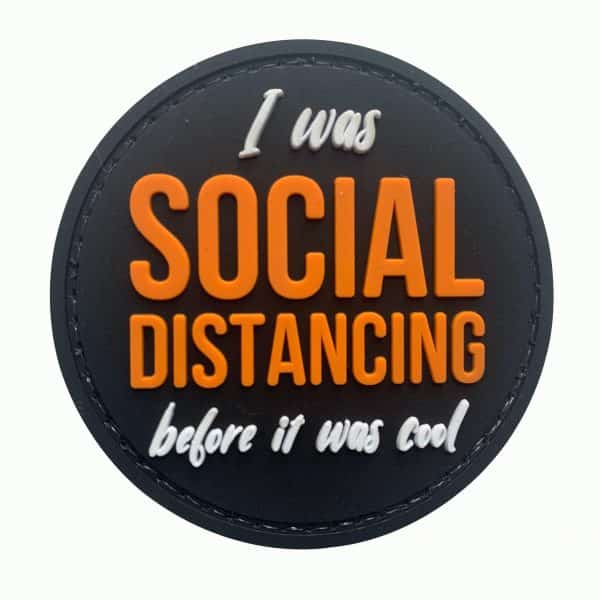 TPB I Was Social Distancing Before It Was Cool PVC Patch